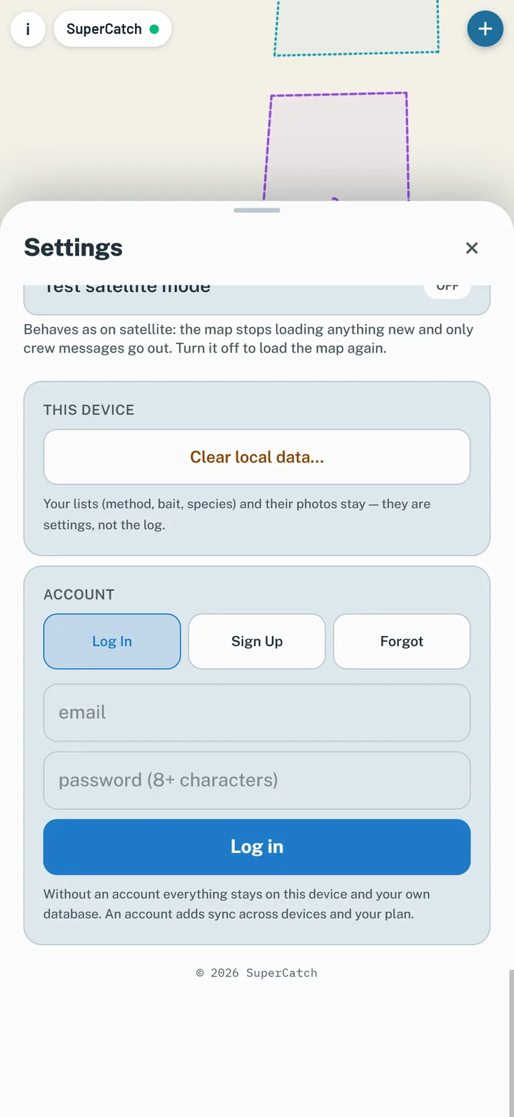 Log in