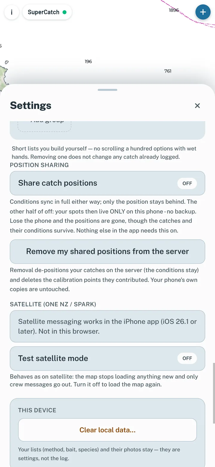 The position sharing switch