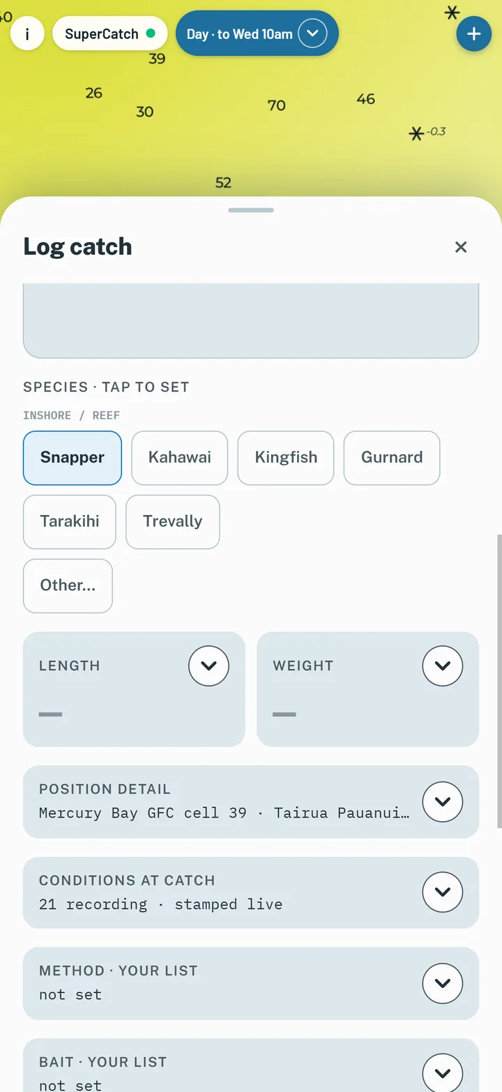 The species picker