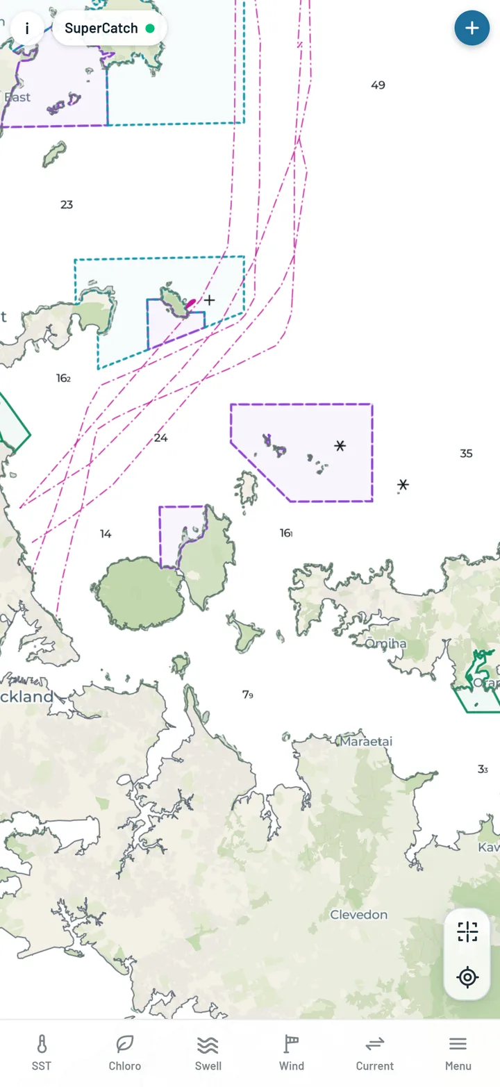 Depth bands off