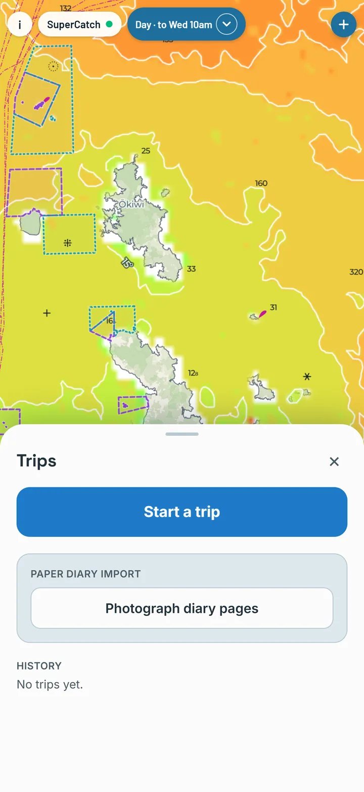 The Trips sheet